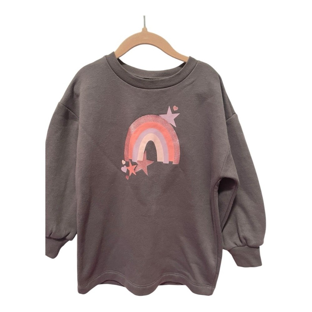 BCBG Girls Brushed back fleece knit sweater. Size XS 5/6